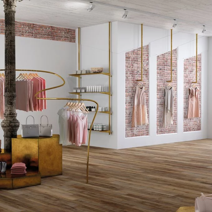 Polyflor - Expona Commercial PUR - Bronzed Salvaged Wood 4106 - Image 2
